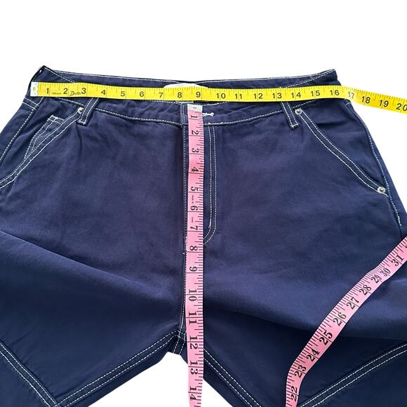 Mia & Madison Women 5 Pocket Design High Rise Wide Leg Mom Blue Denim Size 11 - Picture 2 of 7